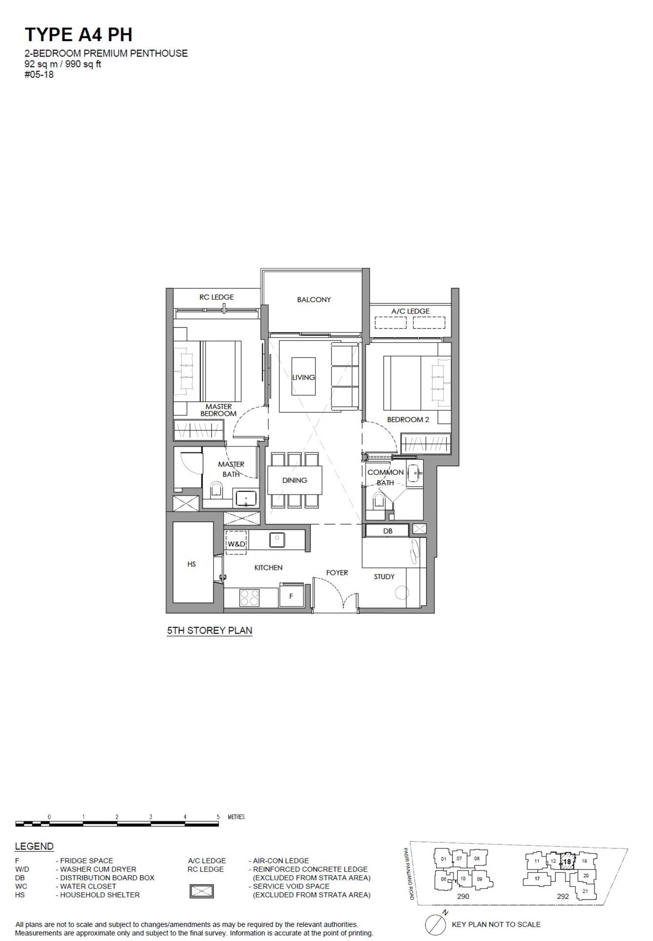 The Hillshore floorplan